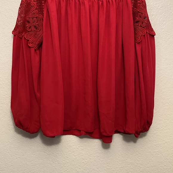 BOSTON PROPER Flowy Long Sleeve, Embroidered Blouse/Preowned - Picture 4 of 17